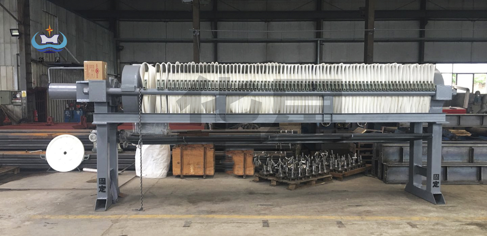 60平米進(jìn)料壓力15公斤加高型圓形壓濾機(jī)(不用做平臺(tái)型)